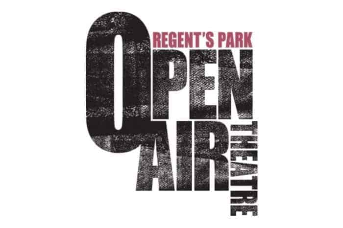 The logo for Rebecca's Park Open Air Theatre, designed by Contexture Group.